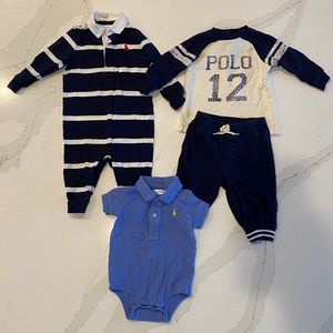 3 Piece Ralph Lauren Baby Boy Bundle - 6mo size